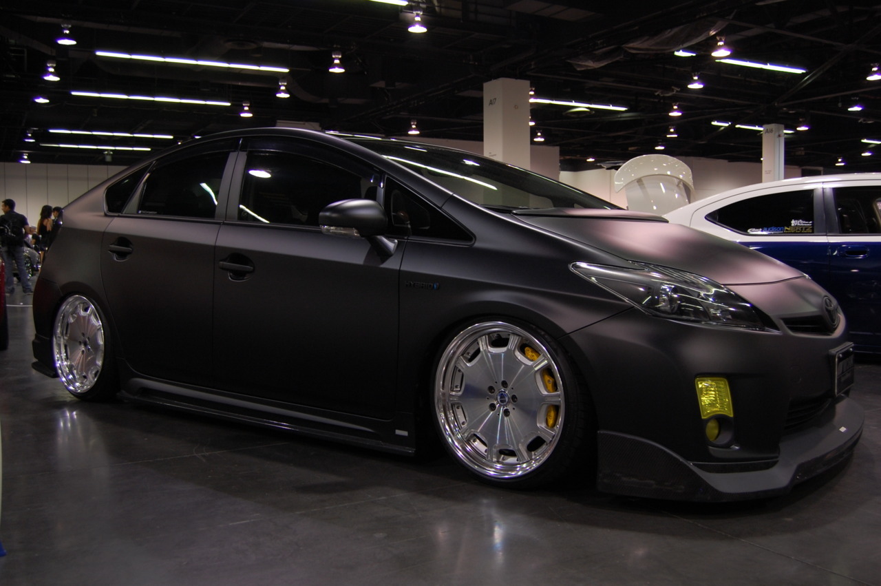 Toyota Tumblin' • aintgotnojob Matte black Toyota Prius at