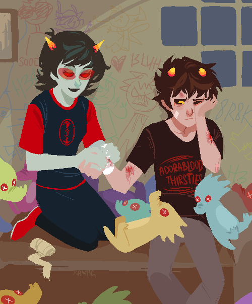 xamag-homestuck:Karkat/Terezi requestTwo years ago I found...