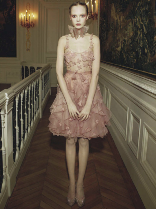 Siri Tollerod Valentino haute couture SS11 Vogue Unique March 2011