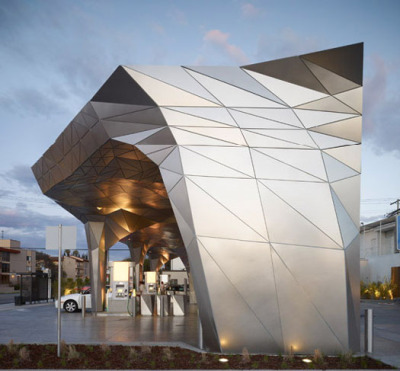 archdaily:<br /><br />First LEED certified gas station - Helios House by Office dA (via ArchDaily)<br />