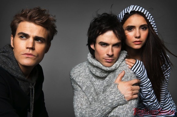 Nina Dobrev Ian Somerhalder And Paul Wesley For