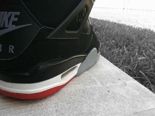 og OG JORDANS bred 4s nike air swag sole swap ill