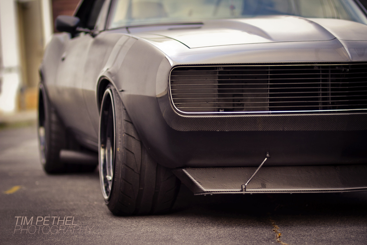 1969 Camaro SS in matte black