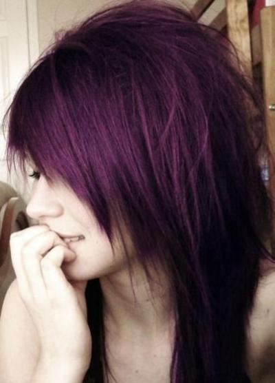 Dark Purple Hair Tumblr