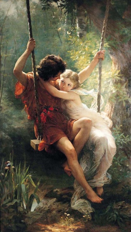 pierre auguste cot cot pierre auguste springtime spring time classicism classical academicism academic french france