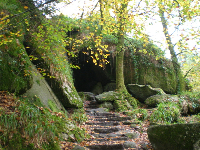 King Arthur’s cave, Huelgoat, France. It is said... - Medieval Love