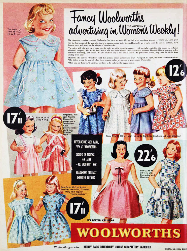 woolworths girl dresses