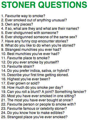 stoner questions on Tumblr