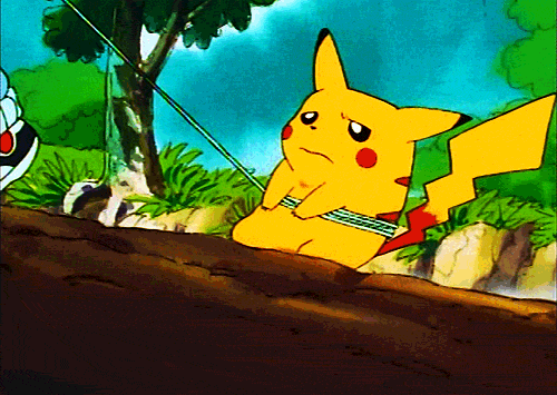 Image result for pikachu dragging gif