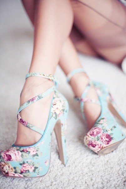 floral shoes geels fashion
