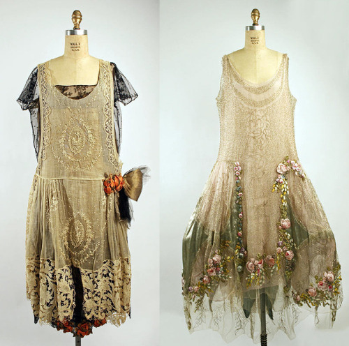 kittyinva:Evening dress by Boué Soeurs, 1920-25 / Court...