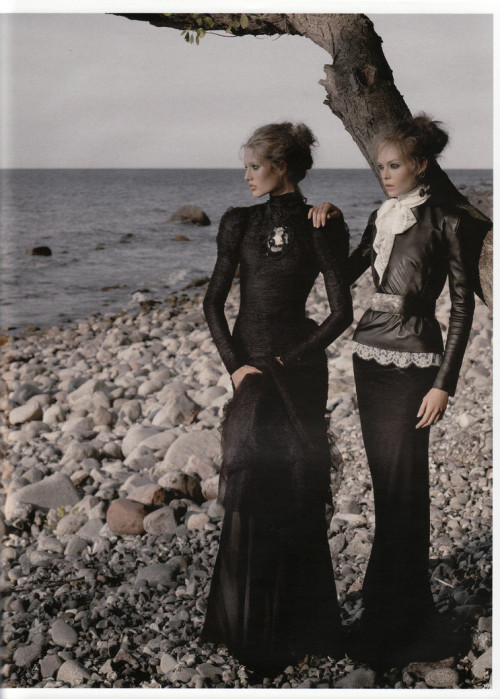 createdmagicalbeauty:Karl Lagerfeld, Vogue Germany 2008