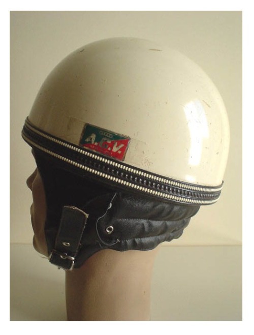 Vintage 50s Italian Motorcycle or Vespa helmet... - konsumerism run amok