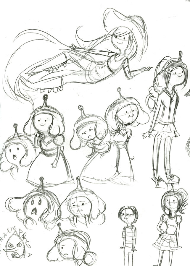 Frudoodles - Adventure Time sketches!!! They are too much fun...