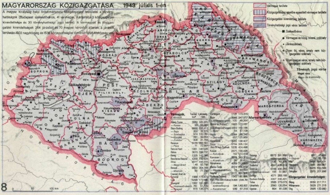 Administrative Divisions Of Hungary 1943 Maps On The Web   Tumblr Lt88oxGXm11qfg3qto1 1280 