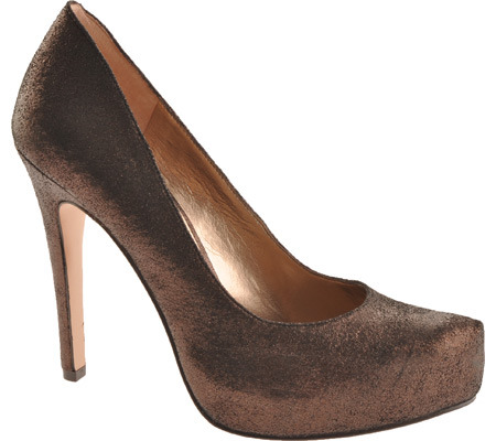 bronze pointed heels