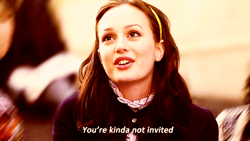 Mean Girl Gifs You Re Kinda Not Invited You Re Kinda Not Invited
