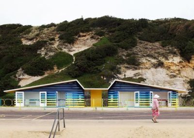 edgina:<br /><br />Boscombe Beach Huts by a:b:i:r Architects and Peter Lewis<br />