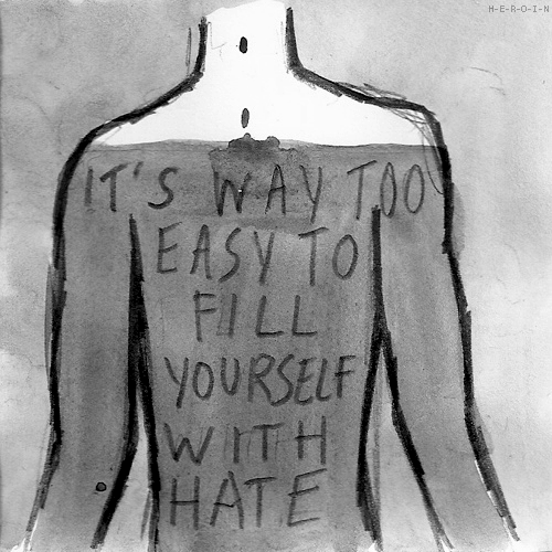 The hardest thing to wear is our own skin