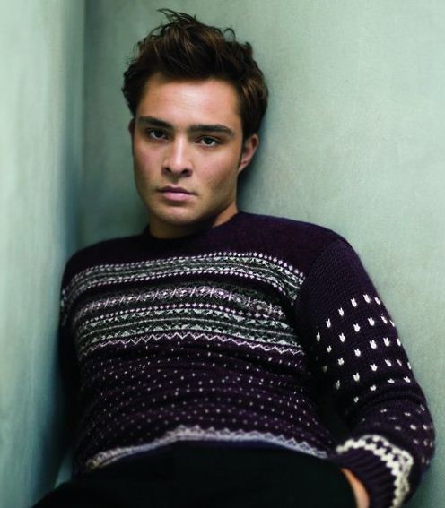 chuck chuck bass knit knitted sweater ed westwick hot