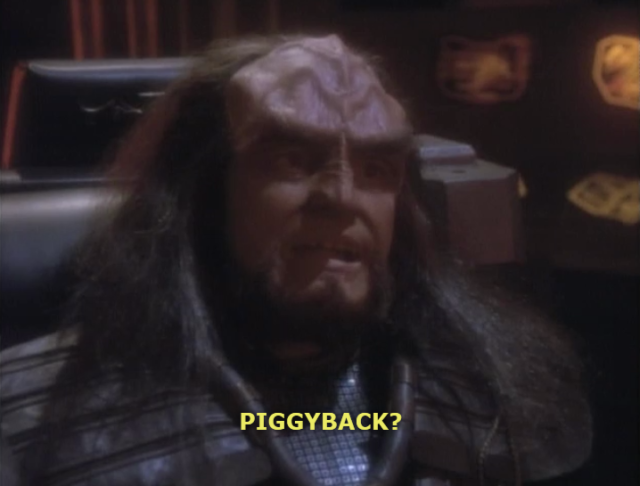 STEPHEN ROOT MAKES A SHOCKINGLY GOOD KLINGON - bewilderedly