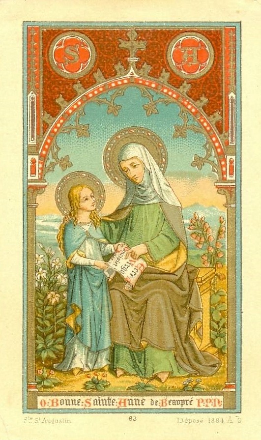 All about Mary. O Bonne Sainte Anne de Beaupré, P.P.N. A 19th...