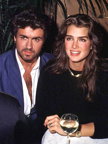 Brooke Shields and George Michael dated briefly in... | Fuck Yeah 1980's