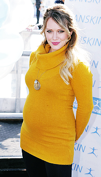 Hilary with baby the one and baby two coming on the way. ❤❤❤