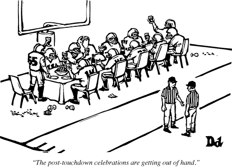 Image result for new yorker football cartoons