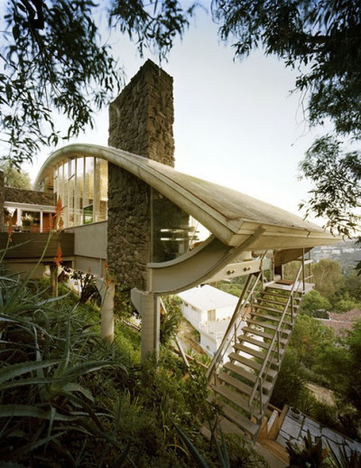 enochliew:<br /><br />Garcia House by John Lautner<br />Also known as the Rainbow House, it was built in 1964 for jazz legend Russ Garcia.<br />