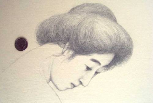 yama-bato:Goyo HashiguchiGraphite on Paper Sketch...