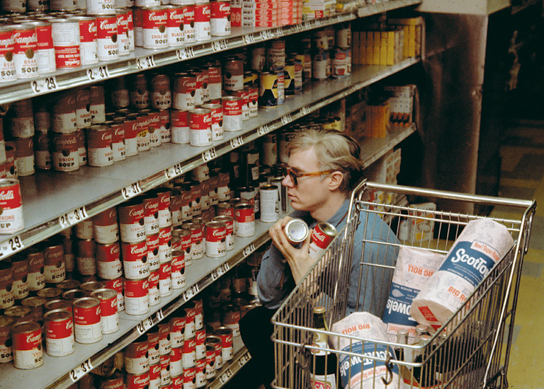 mc-bat-commander:
“ retropopcult:
“ Andy Warhol gathering supplies (“props”) for his art
”
Lmao that b***tch he loved soup
”
Honestly he was a dumbass