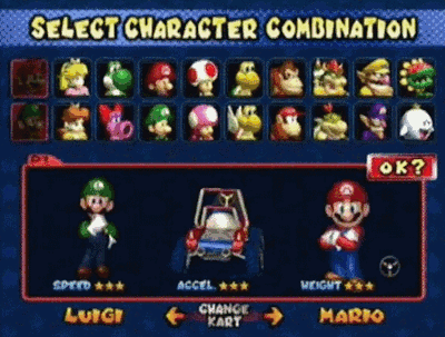choose a character