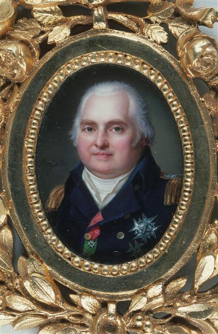 Louis XVIII, circa 1815, by Jean-Baptiste Augustin