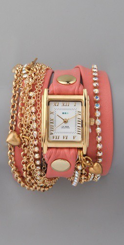 coral wrap bracelet fashion accessories jewelry gold