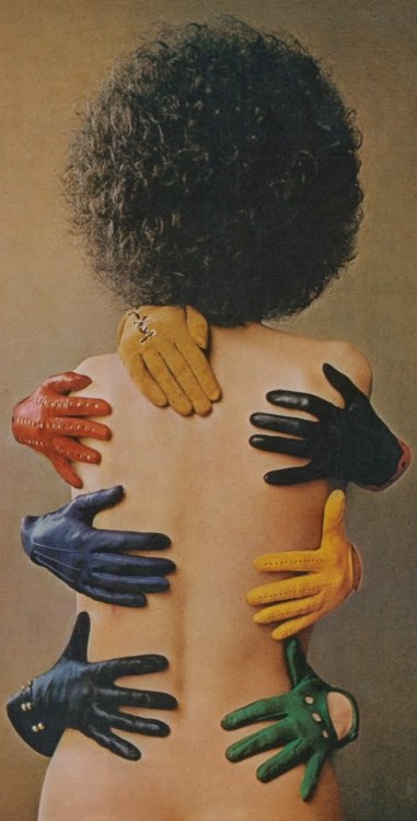 superseventies:1970s coloured leather gloves…