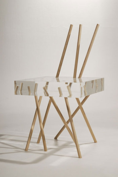 pandamandium:<br /><br />Stick Chair_Emmanuelle Moureaux