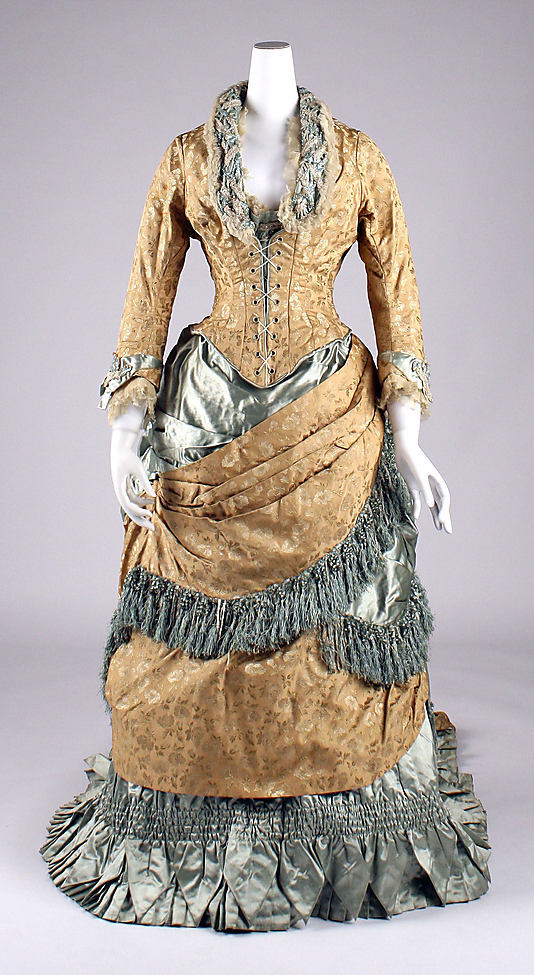 Old Rags - Evening dress, 1880 US, the Met Museum