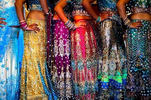 indian garb skirt pretty colorful
