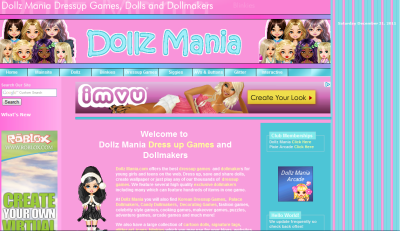 dress up dolls website