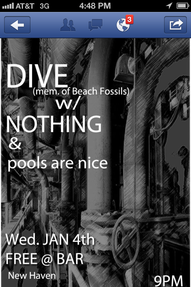 Nothing Dive Mem Of Beach Fossils W Nothing Pools Are