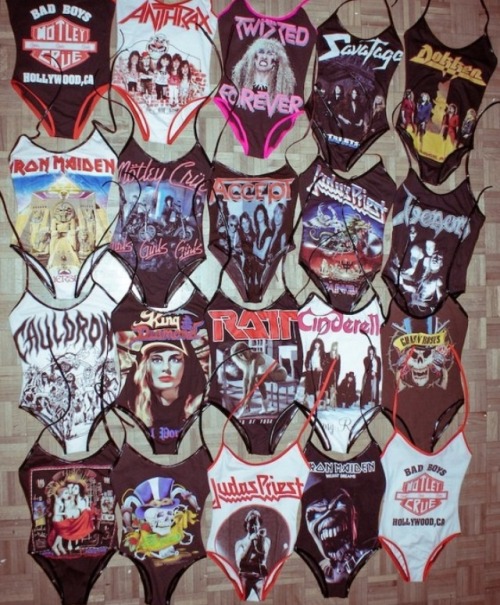 Toxic Vision Metal Bikini Rock n Roll Leather 80s