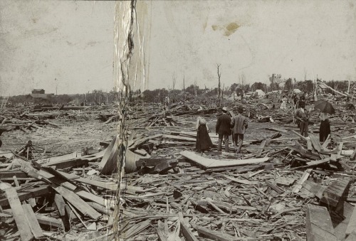 Wisco Histo • Aftermath of the New Richmond tornado, June 1899.