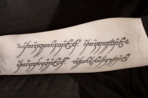 lotr tattoo on Tumblr