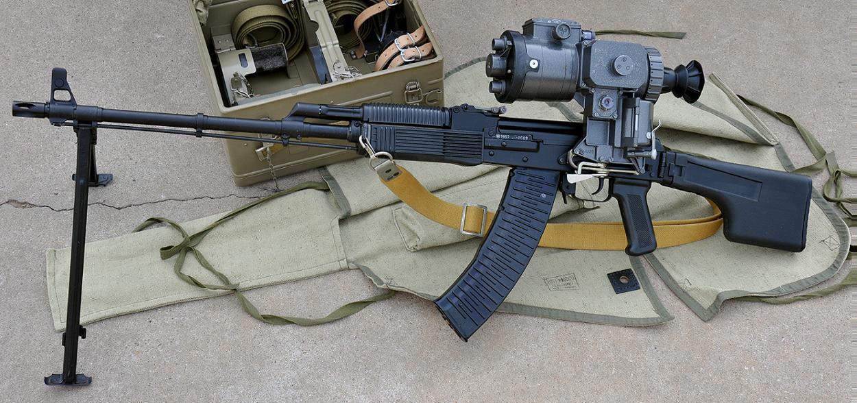 Youre Not Bulletproof Russian Rpk 74 With Folding Stock And Night