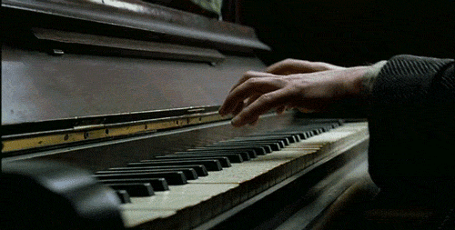 Resultado de imagen para el pianista gif