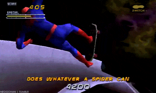 Tony Hawk's Pro Skater 2 PSX- homem aranha, personagem desbloqueável!