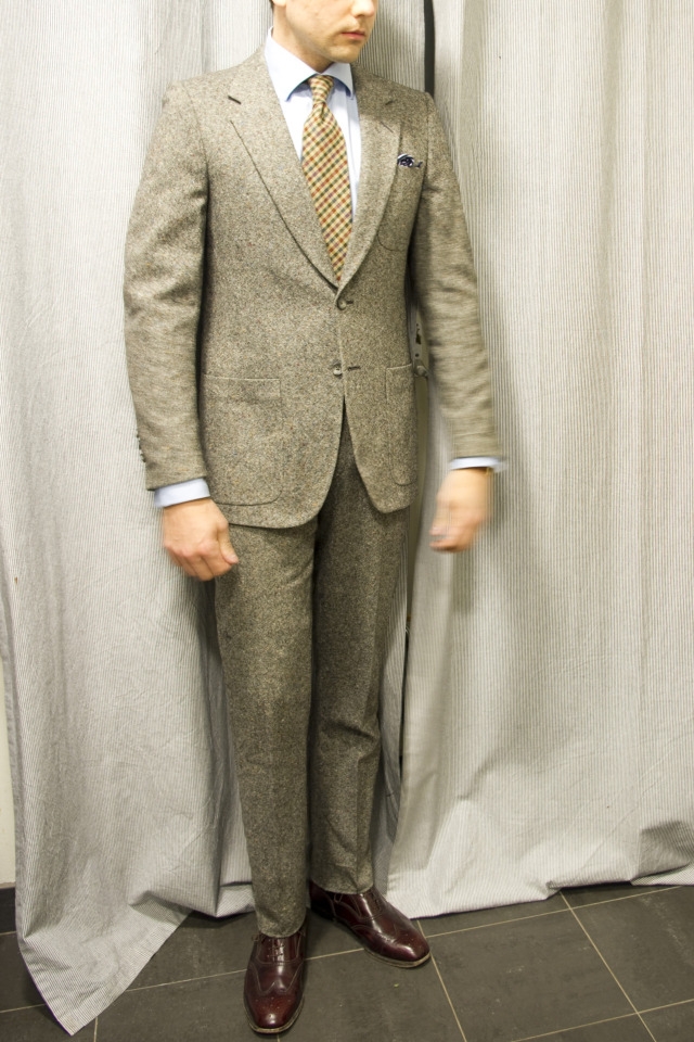 SUITS+BOOTS — sowhatelseisnew: New tweed suit This is almost...