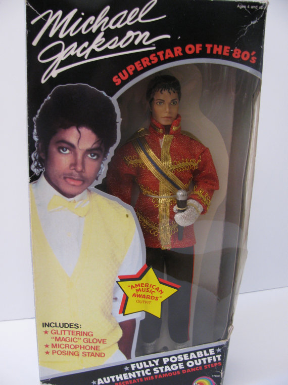 vintage michael jackson doll