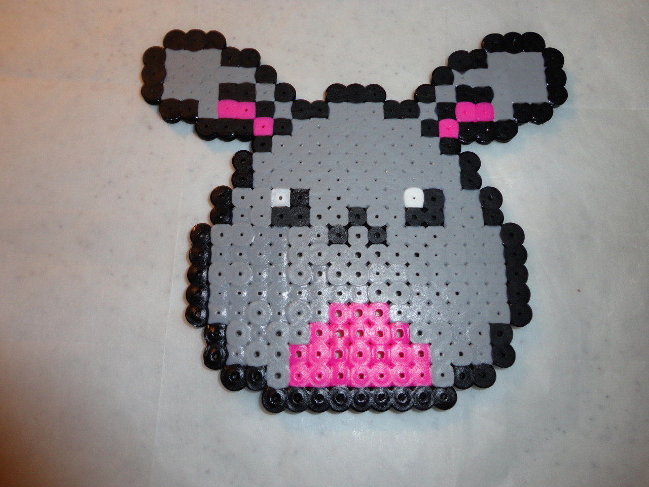 Bunny Perler Bead Pattern